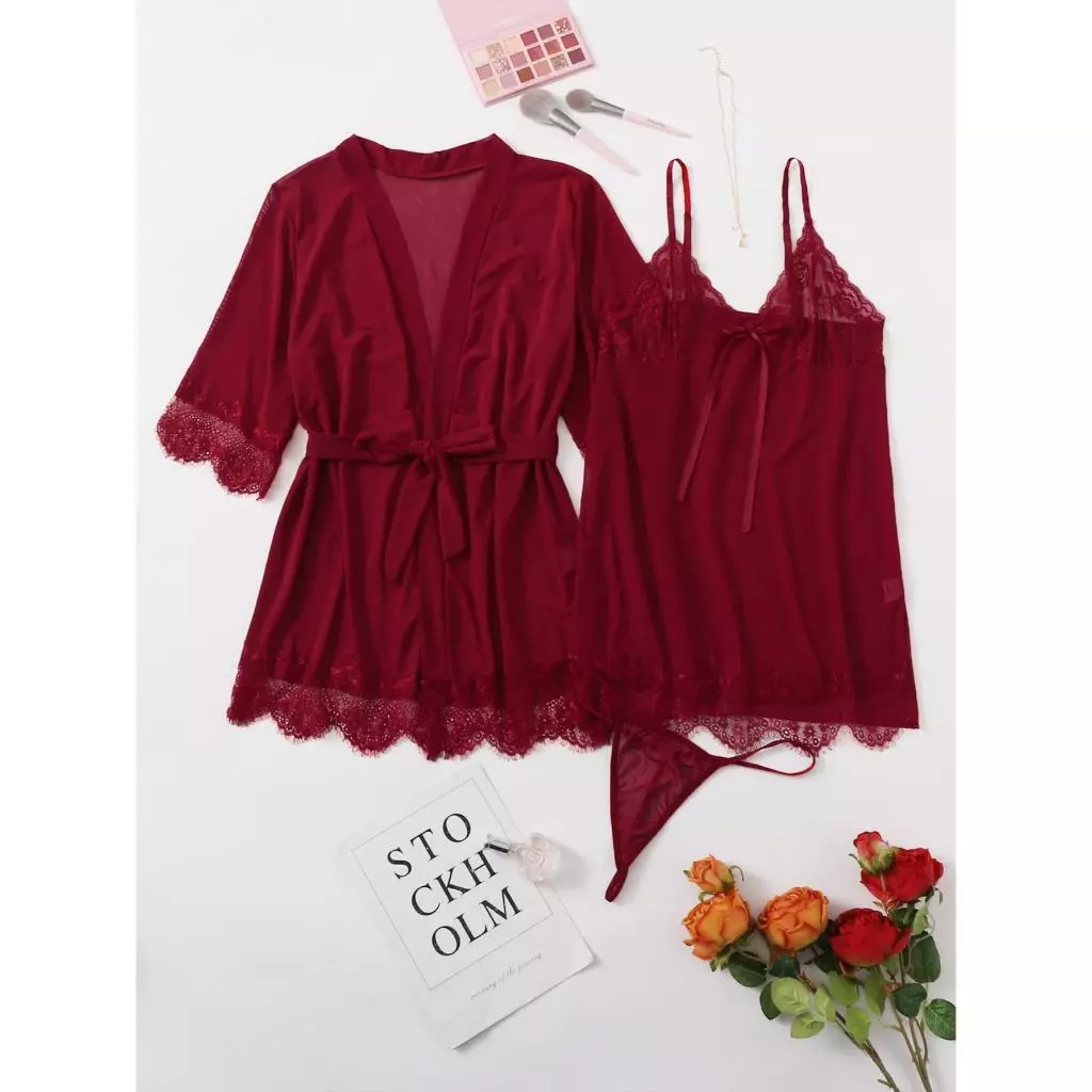 LindaGalz ZURY Pakaian Tidur Wanita Dewasa - Image 3