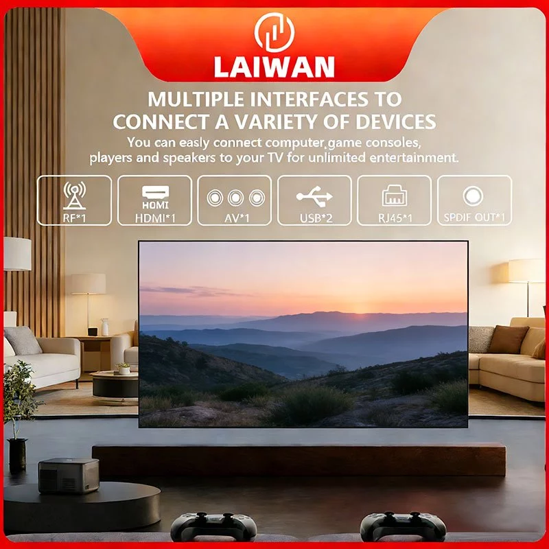 LAIWAN Smart TV 40 inch TV LED Digital Android TV FHD/UHD Televisi - Image 3