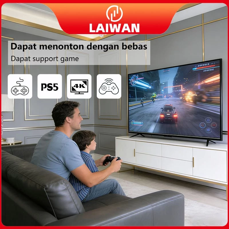 LAIWAN Smart TV 40 inch TV LED Digital Android TV FHD/UHD Televisi - Image 5
