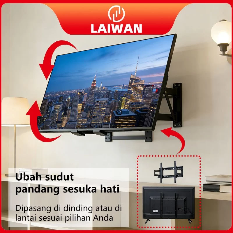 LAIWAN Smart TV 40 inch TV LED Digital Android TV FHD/UHD Televisi - Image 2